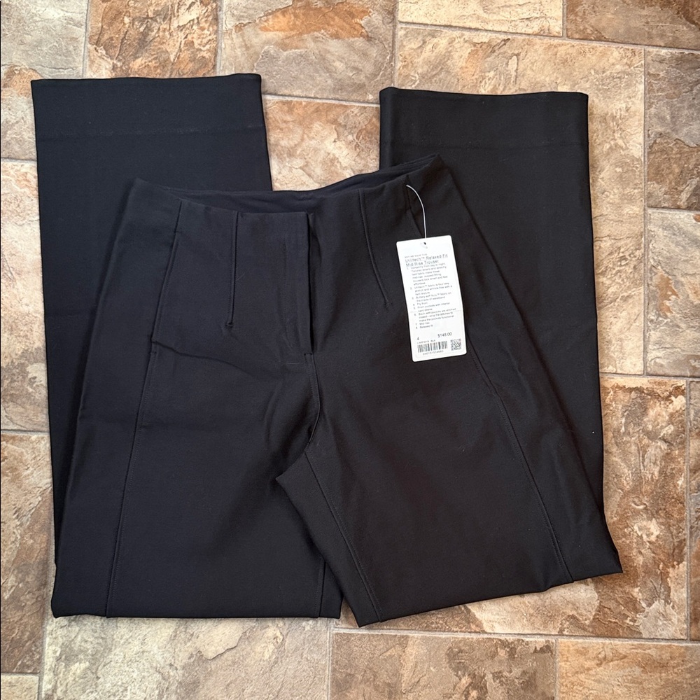 Lululemon Black Wide-Leg Trousers - Picture 7 of 8